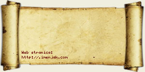 Kristina Draganović vizit kartica